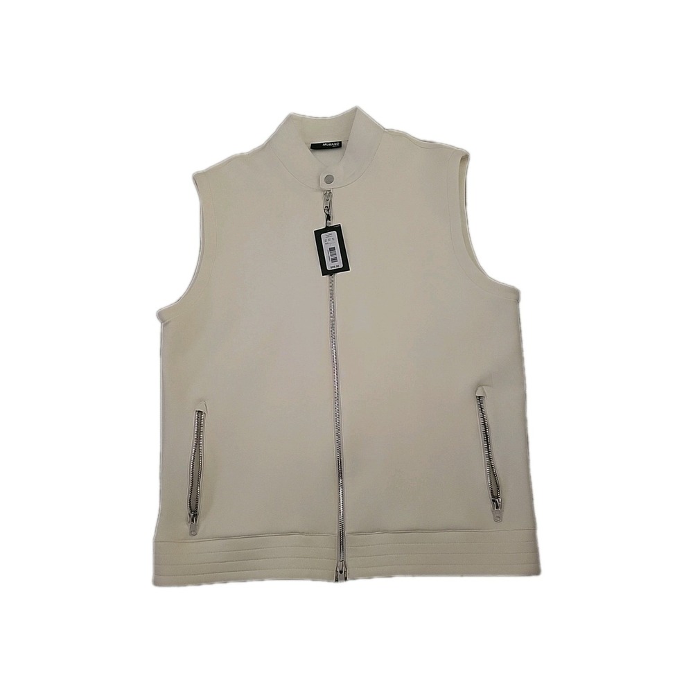MURANO NEW Slim Fit Zippered Front Lightweight Golf Vest Zippered Pockets Luxury